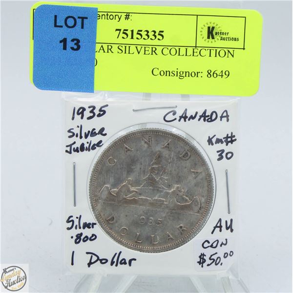 CDN DOLLAR SILVER COLLECTION 1935
