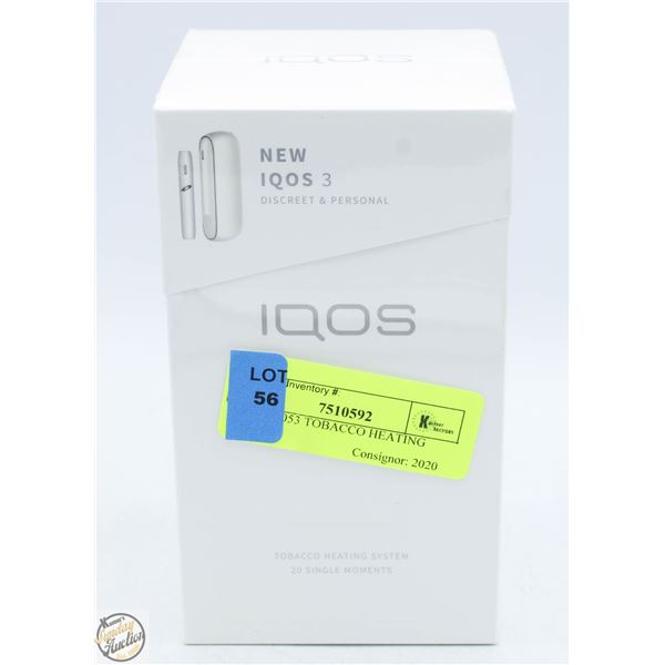 NEW IQOS3 TOBACCO HEATING SYSTEM 20 SINGLE MOMENTS