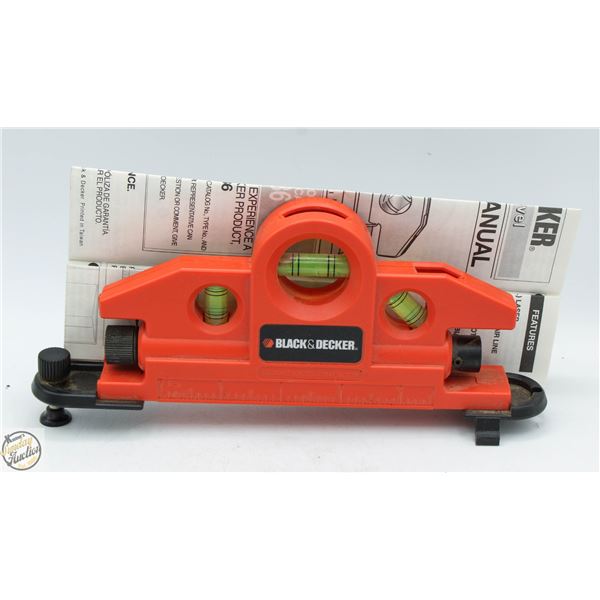 BLACK & DECKER MANUAL LASER LEVEL