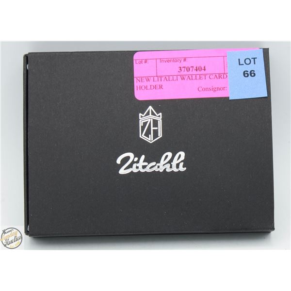 NEW LITALLI WALLET CARD HOLDER