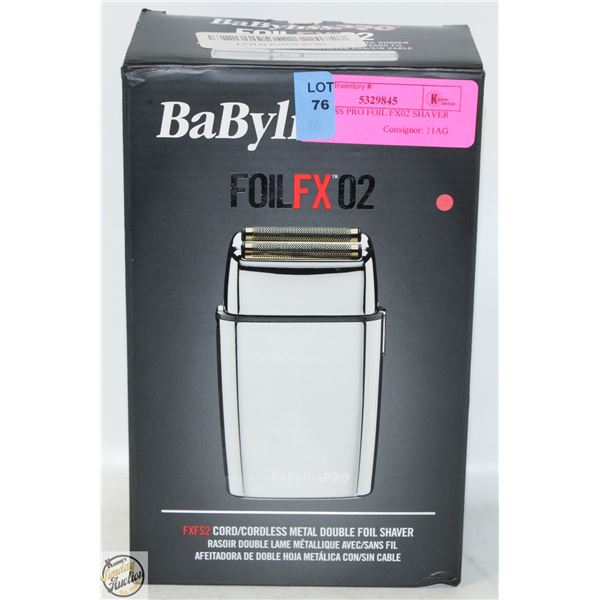 BABYLISS PRO FOIL FX02 SHAVER
