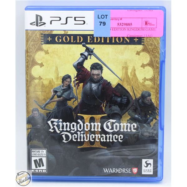 PS5 GOLD EDITION KINGDOM GAME