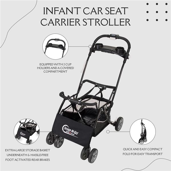 BRAN NEW BABY TREND SNA-N-GO FX UNIVERSAL