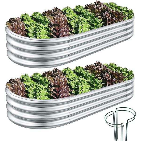 NEW WITH BOX COATTOA GALVANIZED RAISED GARDEN BED