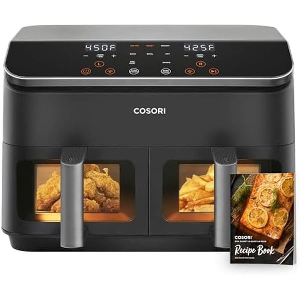 NEW COSORI 9QT DOUBLE SIDED AIR FRYER