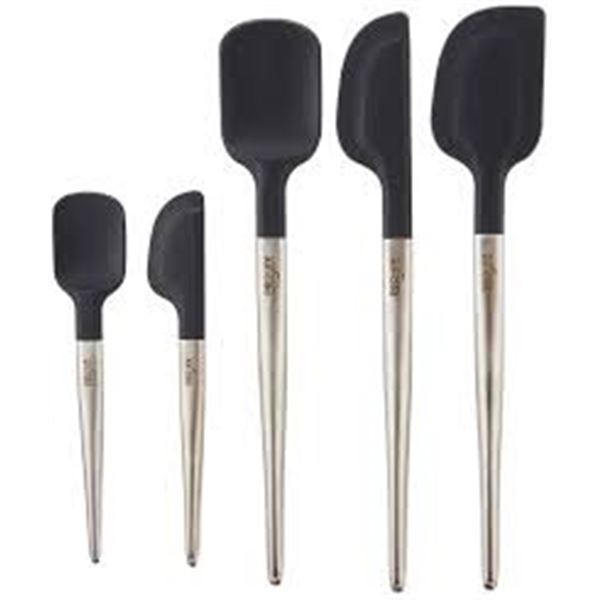 NEW WITH BOX ALL-CLAD SILICONE TOOLS 5 PCS SPATULA