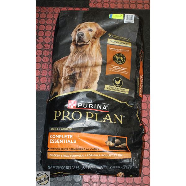 35LB BAG PURINA PRO PLAN ADULT DRY DOG FOOD