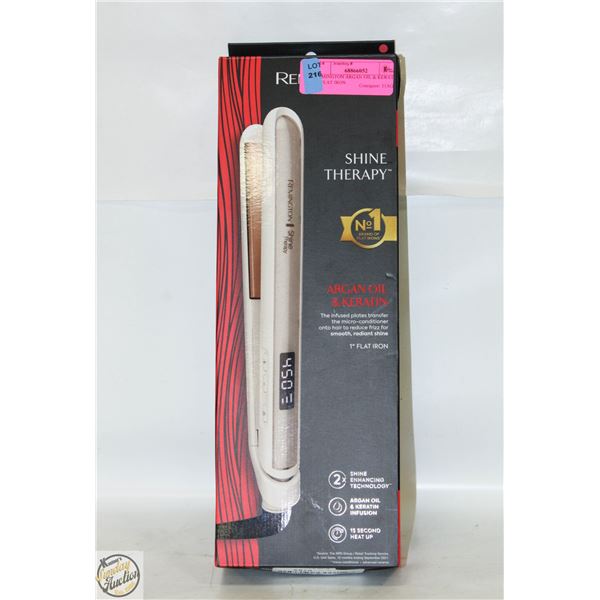 REMINGTON ARGAN OIL & KERATIN 1" FLAT IRON