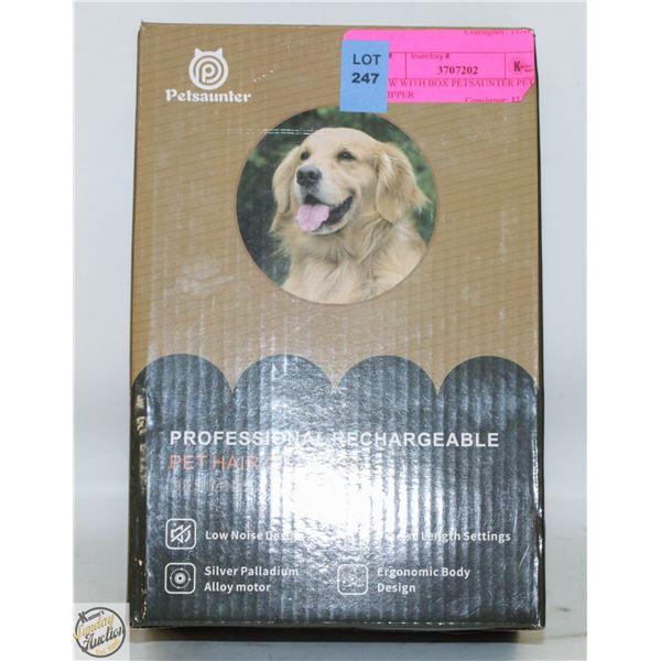 NEW WITH BOX PETSAUNTER PET CLIPPER