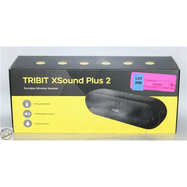 TRIBIT XSOUND PLUS 2 PORTABLE WIRELESS SPEAKER