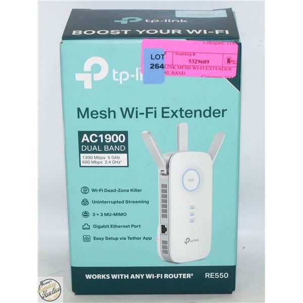 TP-LINK MESH WI-FI EXTENDER DUAL BAND