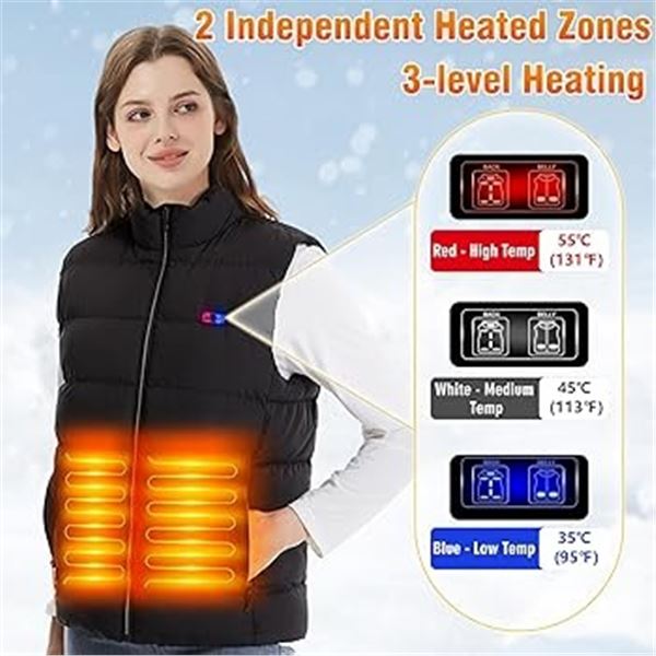 NEW LEEGOSUN LADIES XL HEATED VEST