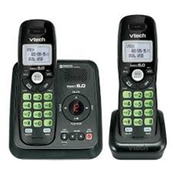 NEW WITH BOX VTECH CORDLESS ANSWERING MACHINE 2 HA