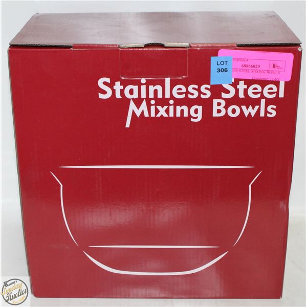 STAINLESS STEEL MIXING BOWLS SET