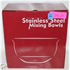 Image 1 : STAINLESS STEEL MIXING BOWLS SET