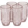 Image 1 : SET OF 4 NEW ELLE DECOR PINK HIBALL GLASSES
