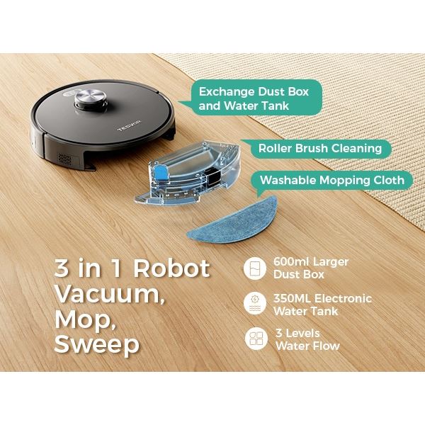 NEW TESVER S5 MAX SMART ROBOT VACUUM