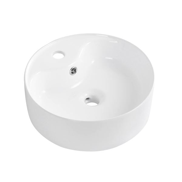 NEW MONYHOMY ROUND VESSEL SINK AND POP UP DRAIN