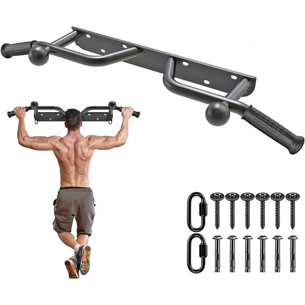 NEW KIPIKA HEAVY DUTY WALL MOUNTED PULL UP BAR