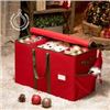 Image 1 : BRAND NEW ZOBER ORNAMENT STORAGE BOX RED