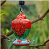 Image 1 : BRAND NEW HAND BLOWN GLASS HUMMINGBIRD FEEDER