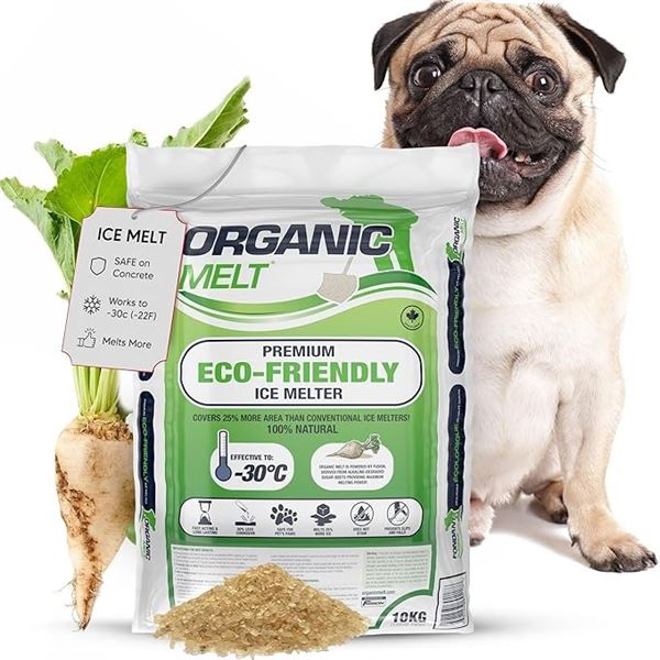 10KG BAG OF ORGANIC MELT ICE MELTER