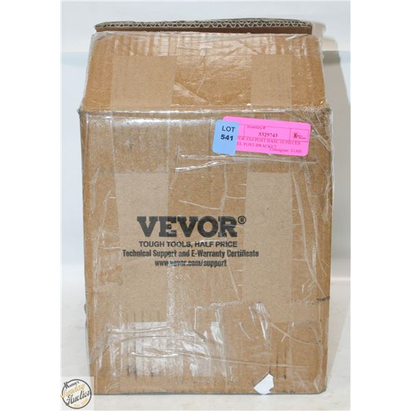 VEVOR 4X4 POST BASE 10 PIECES STEEL POST BRACKET