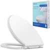 NEW HIBBENT ELONGATED WHITE TIOILET SEAT