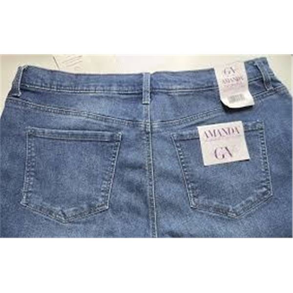 NEW GV AMANDA SLIMMING JEANS 12 AVERAGE