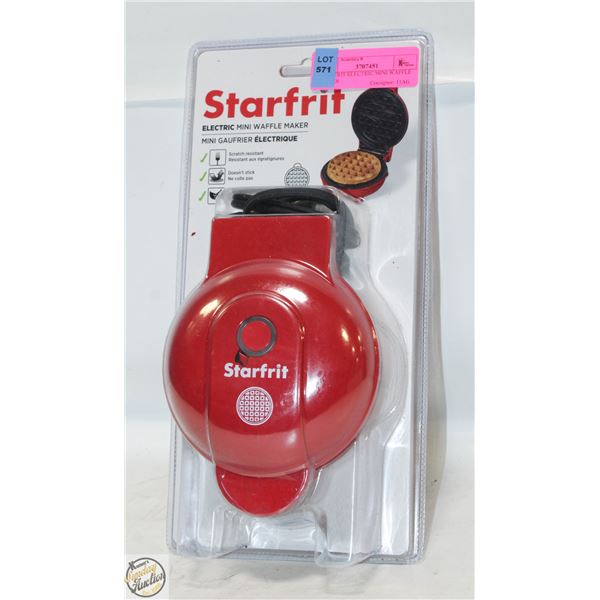 STARFRIT ELECTRIC MINI WAFFLE MAKER