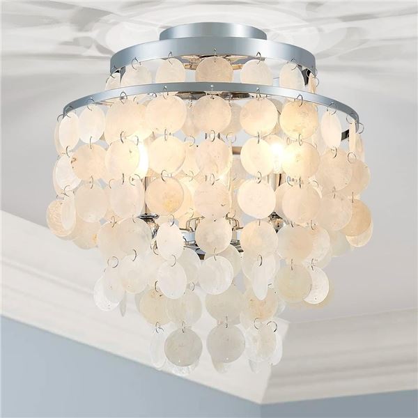 NEW WITH BOX 3 CIRCLE CEILING LIGHT FIXTURE WITH