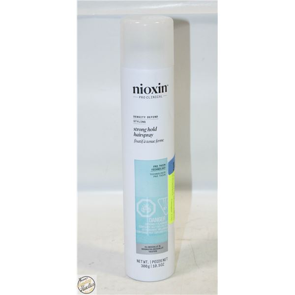 10.5OZ BOTTLE OF NIOXIN STRONG HOLD HAIRSPRAY