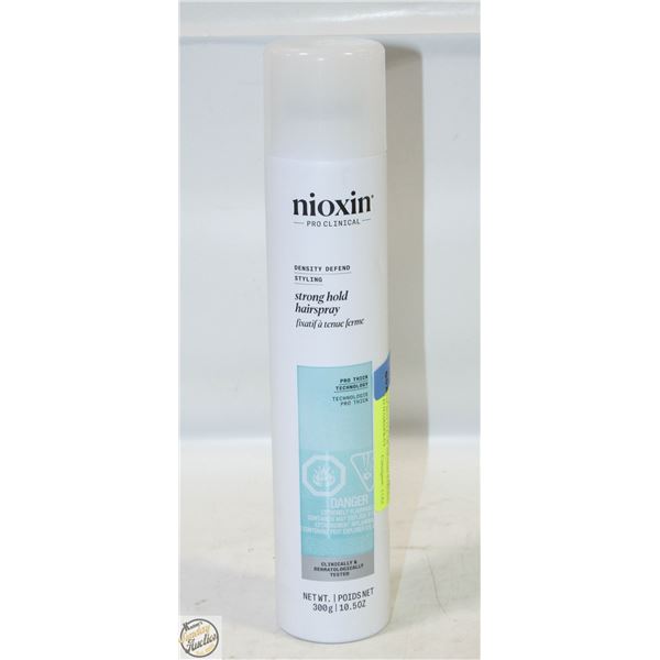 10.5OZ BOTTLE OF NIOXIN STRONG HOLD HAIRSPRAY