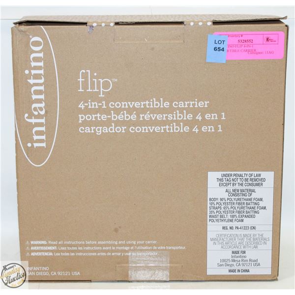 INFANTINO FLIP 4-IN-1 CONVERTIBLE CARRIER
