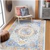 Image 1 : NEW TOPOTDOR 9 X 12FT LARGE BLUE ORANGE AREA RUG