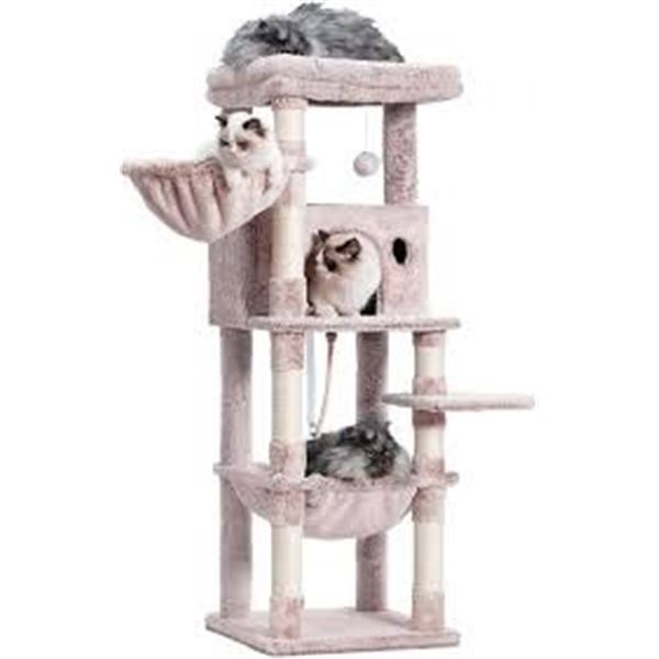 NEWLY ASSEMBLED GITENSNOUR CAT TREE MULTI LEVEL