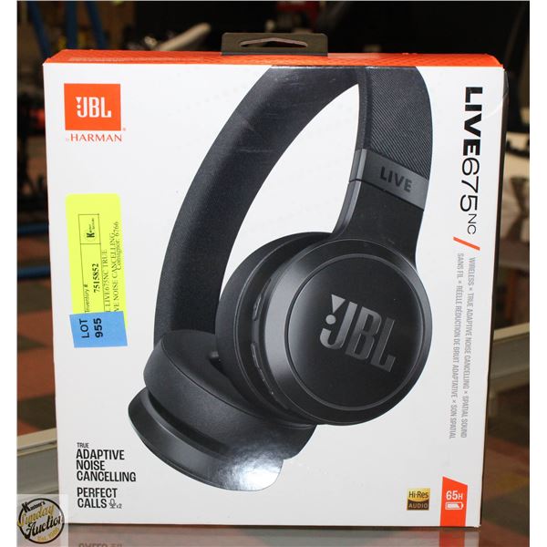 NEW JBL LIVE675NC TRUE ADAPTIVE NOISE CANCELLING