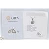 Image 2 : #2776-1.00 CT GRA CERTIFIED ROUND BRILLIANT CUT