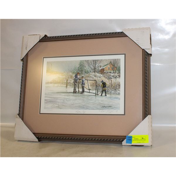 FRAMED LIMITED EDITION #672/2000 "LISTEN UP"