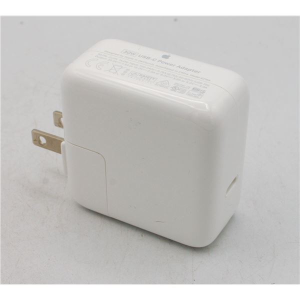 APPLE USB-C 30W POWER ADAPTER