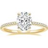 NEW EAMTI STERLING SILVER GOLD ENGAGEMENT RING