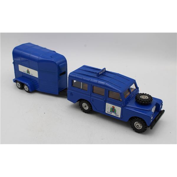RCMP DIECAST SUV + TRAILER