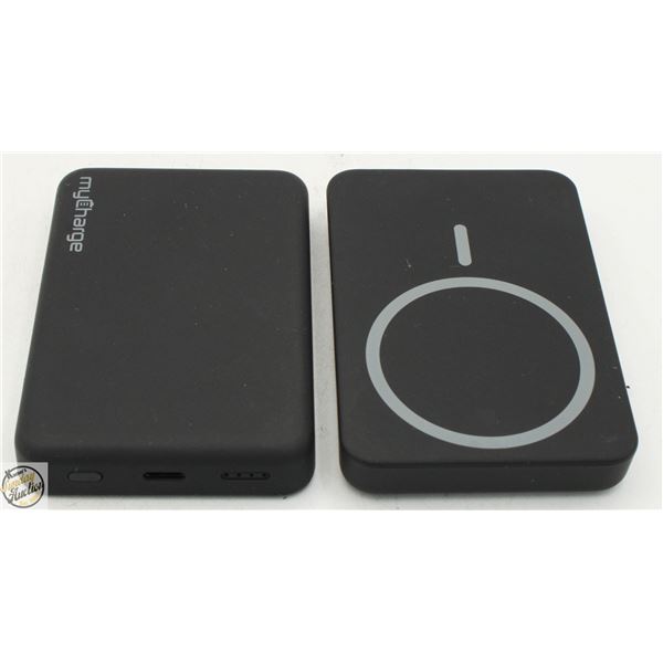 PAIR OF MYCHARGE 18MAH POWER BANKS / WIRELESS