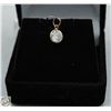 #2793-10 KT YELLOW GOLD PENDANT WITH 5.75 MM GRA