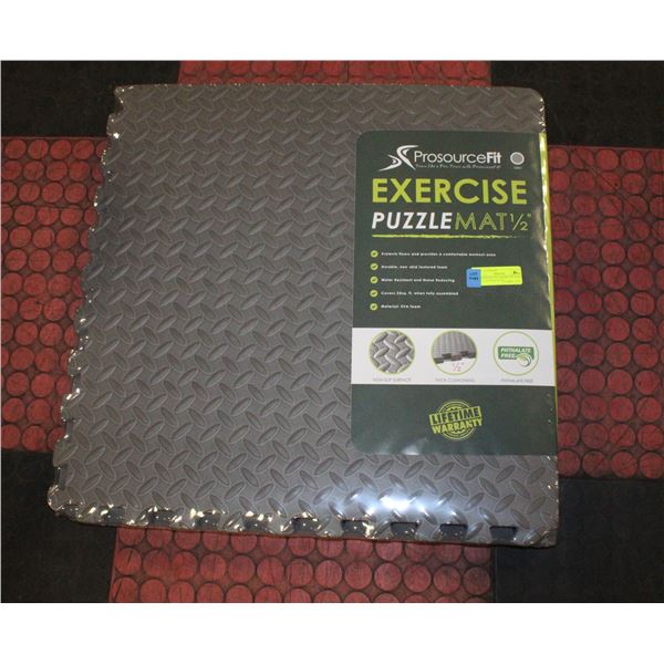 BRAND NEW PRO SOURCE FIT 24 SQ FT 1/2" PUZZLE MATS