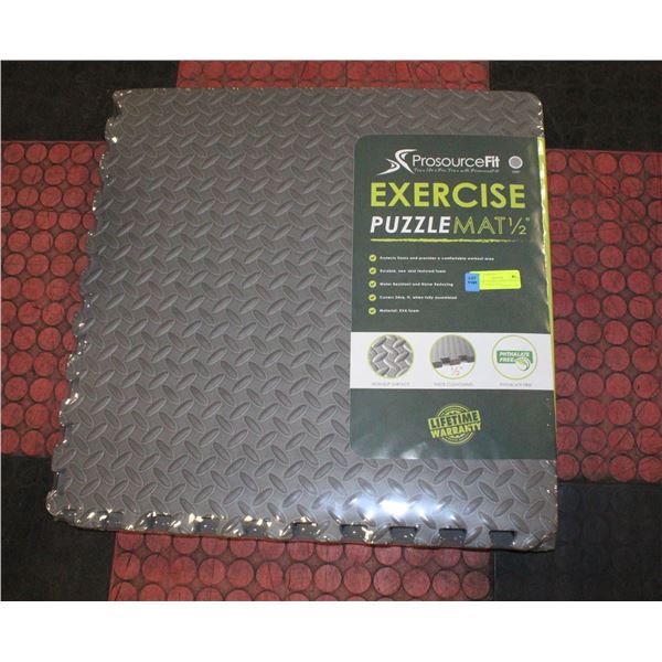 BRAND NEW PRO SOURCE FIT 24 SQ FT 1/2" PUZZLE MATS