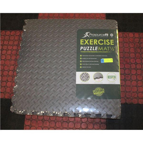 BRAND NEW PRO SOURCE FIT 24 SQ FT 1/2" PUZZLE MATS