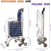 Image 2 : NEW WATER-RESISTANT SHOPPING BAG TROLLEY