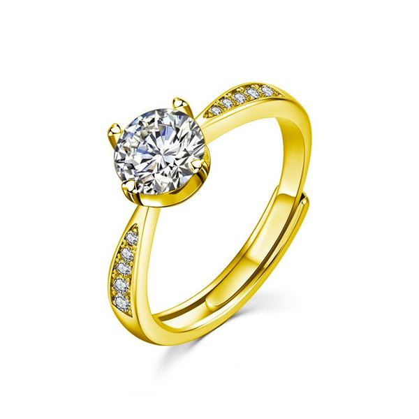 18KGP STAMPED 1CT GRA CERTIFIED ROUND BRILLIANT