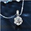 Image 2 : 1 CT GRA CERTIFIED ROUND BRILLIANT 925S NECKLACE